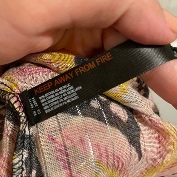 NWT Anthropologie Black Metallic Floral Sexy Maxi Dress Small - Picture 7 of 16